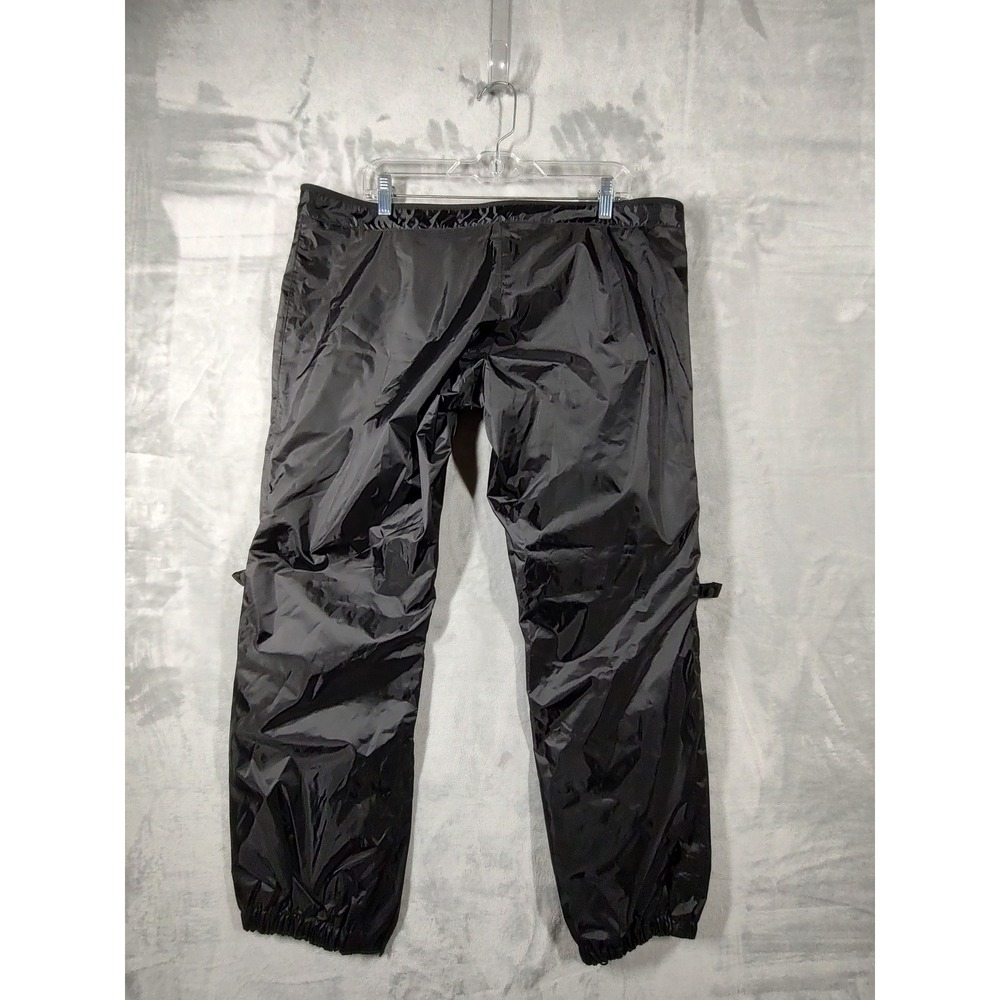 Joe Rocket Mens Black Motorcycle Overpants Size Large Wind Resistant Riding Gear